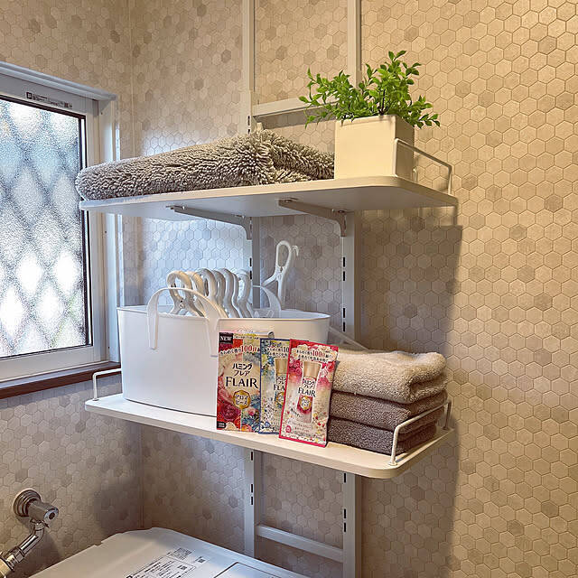 収納力アップで洗面所がすっきり整う！ランドリーラックで空間を有効活用した実例紹介