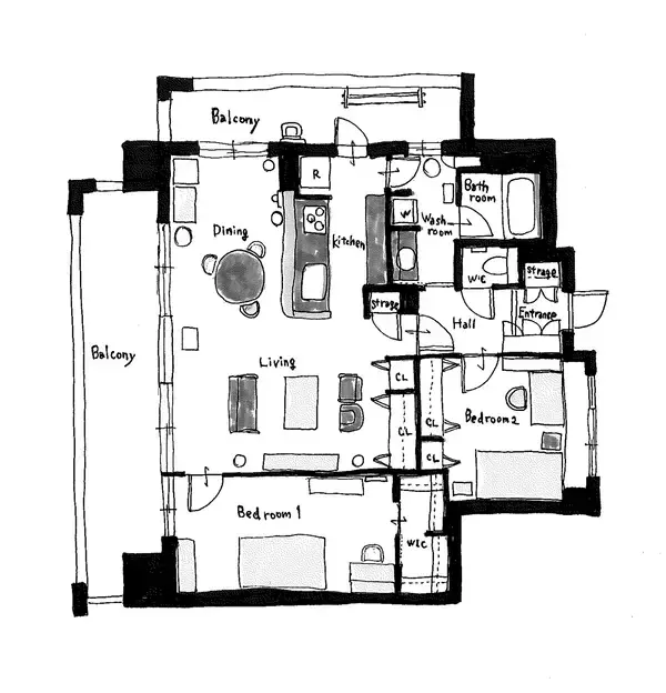 「「広く大きな窓のある、ミッドセンチュリー×インダストリアルな住まい」 by okayuさん」の画像