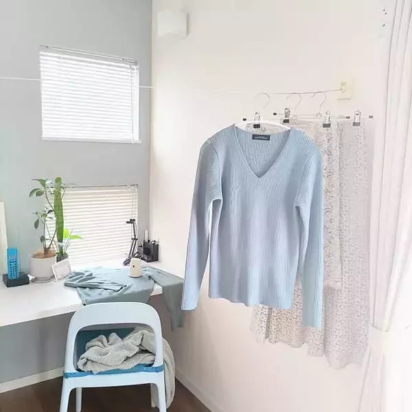 「洗濯ストレス解消！動線と効率を考えた部屋干しの工夫10選」の画像