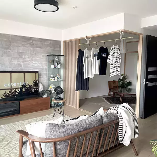 「洗濯ストレス解消！動線と効率を考えた部屋干しの工夫10選」の画像