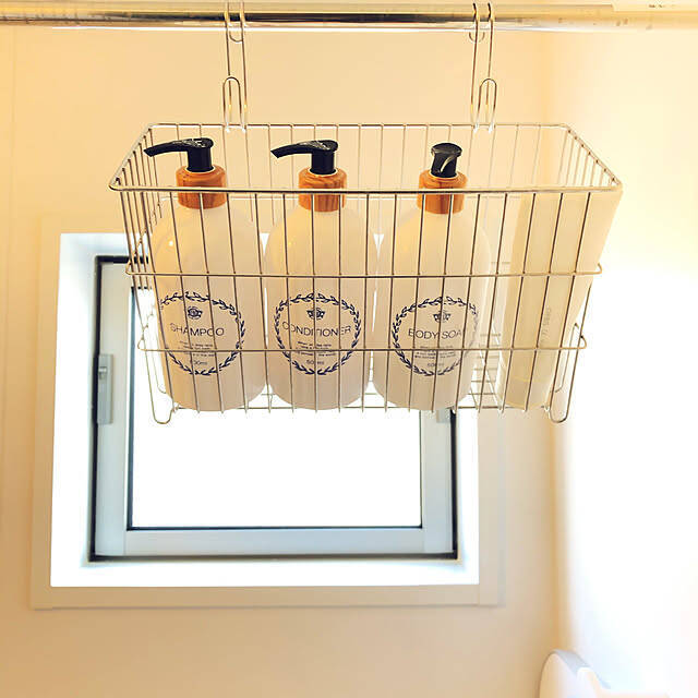使いやすく清潔に♪掃除も楽になるシャンプーの置き方アイデア