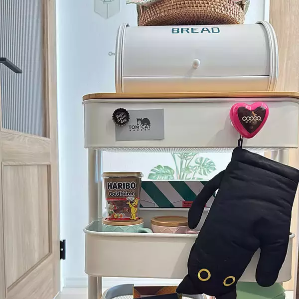 「収納力アップに役立つ♪IKEAのキッチン収納アイテム実例6選」の画像