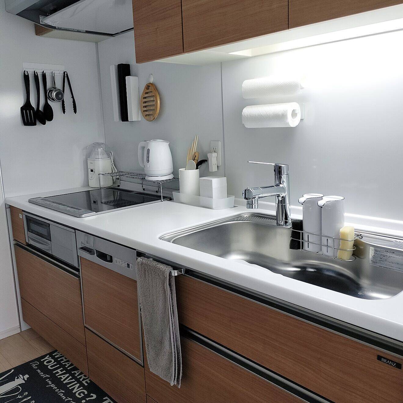 【写真でルームツアー】モノトーンでつくる、すっきりとしたモダン空間。sakuraさんのお家をご紹介！