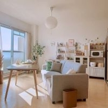 心からリラックスできる。ナチュラル＆モダンな一人暮らしの実例