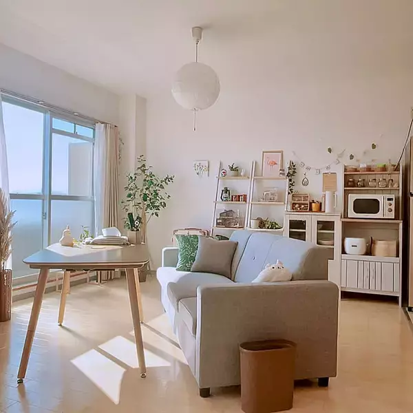 「心からリラックスできる。ナチュラル＆モダンな一人暮らしの実例」の画像