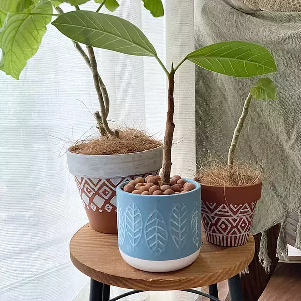 「貼ったり塗ったりの簡単アレンジで自分好みに大変身♡ダイソーの植木鉢でリメイク＆DIYを楽しみませんか？」の画像