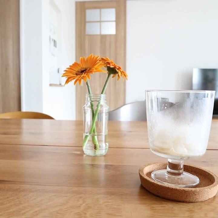 「注ぐだけでカフェ風に。毎日使いたいIKEAのクリアガラスゴブレット 」by ie_enikki さん