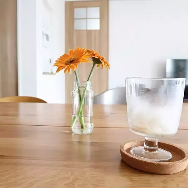 「「注ぐだけでカフェ風に。毎日使いたいIKEAのクリアガラスゴブレット 」by ie_enikki さん」の画像