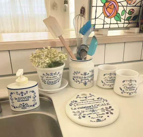 「「今までもこれからも家族を繋ぐ、ナチュラルフレンチな対面キッチン」 by Leeさん」の画像