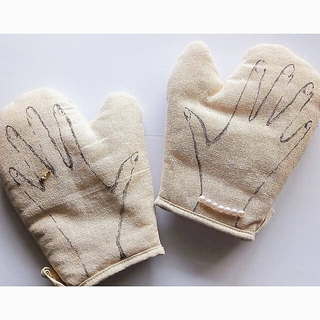 キッチンに入るたびテンションも上がりそう！デザイン性の高いハンドメイドの鍋つかみ