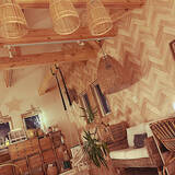 「「素材の重なりを、景色に変えて。木の温もりとグリーンが溶け合うカフェ風スタイル」 by kozさん」の画像2