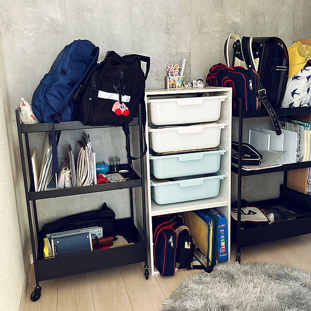 衣類とおもちゃがすっきり！IKEAの収納アイテムでまとめるキッズスペース