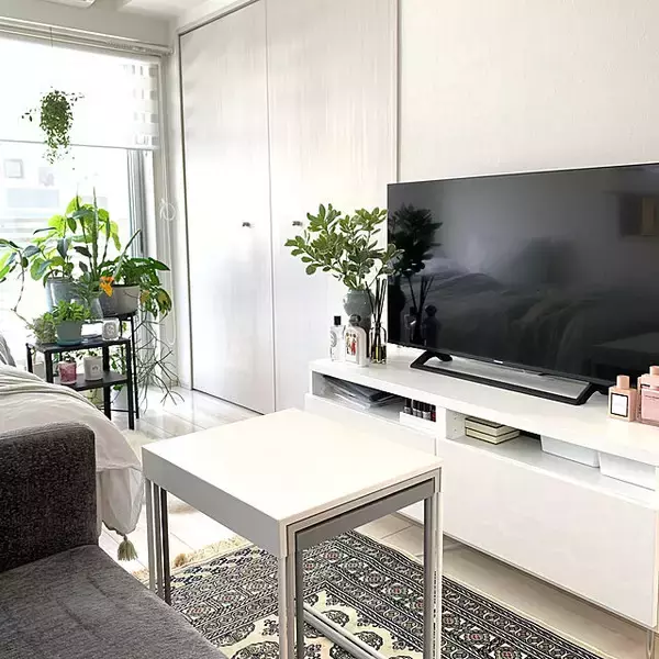 「「28m2。自分らしいアートを仕上げるように、バランスにこだわったお部屋」 by Rokuさん」の画像