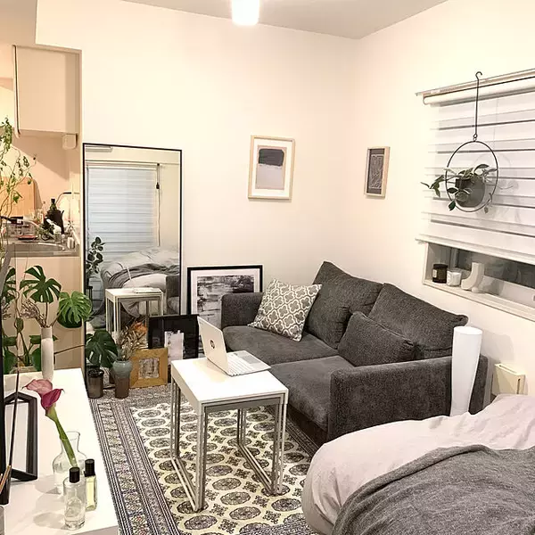 「「28m2。自分らしいアートを仕上げるように、バランスにこだわったお部屋」 by Rokuさん」の画像