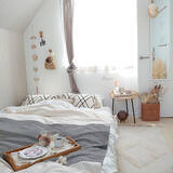 「寝室のアクセントに♪ベッドスローが魅力的なお部屋特集」の画像1