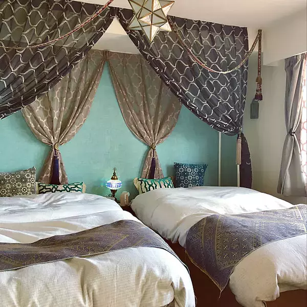 「寝室のアクセントに♪ベッドスローが魅力的なお部屋特集」の画像