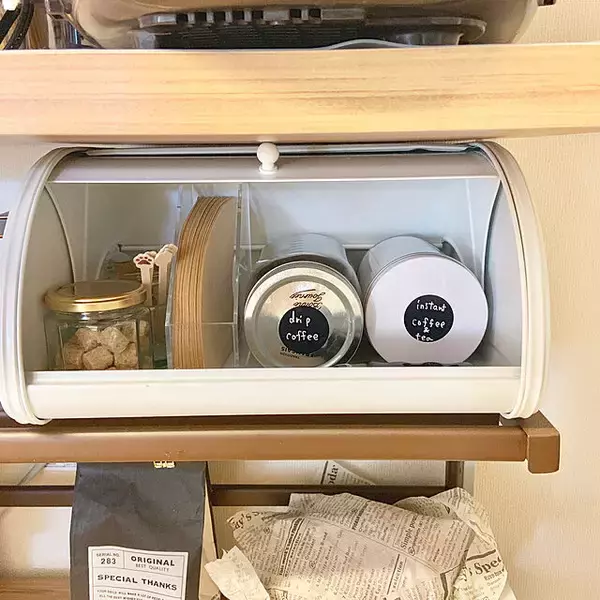 「教えてRoomClipユーザーさん♪コーヒーグッズの収納場所と整理方法」の画像
