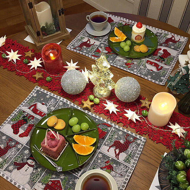 理想の雰囲気に合わせてアレンジ☆クリスマスのテーブルコーデ10選