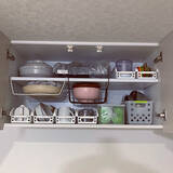 「何を入れてる？すっきり見えの秘訣は？吊り戸棚の整頓アイデアをチェック」の画像6