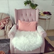 「カットするだけで完成♪レース風ソファ肘掛けカバー」 by Bienvenueさん