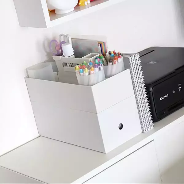 「美しく整った収納が手に入る。無印良品「ポリプロピレンファイルボックス」を使った収納実例集」の画像