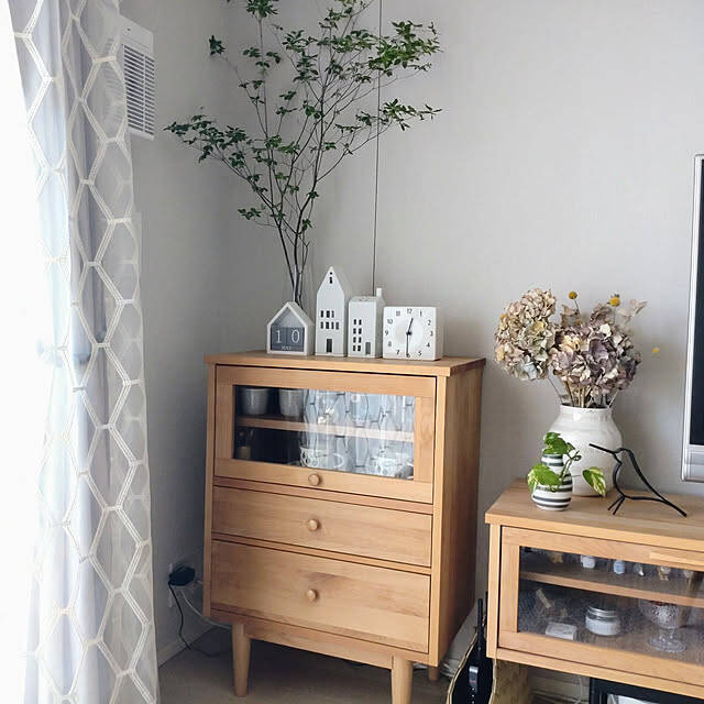あたたかみのある空間に♡モモナチュラルをお部屋に取り入れたお部屋の実例