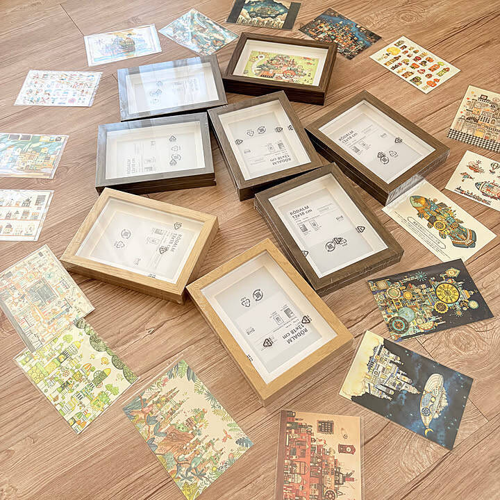 「4通りの飾り方で変幻自在。IKEAのローダルムでアートを楽しむ暮らし 」by akmama_kh さん