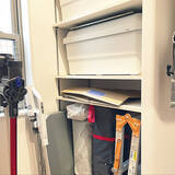 「捨てる前の仮置き場所に悩んでいる方必見！見た目もスッキリな段ボール収納のアイデア集」の画像3