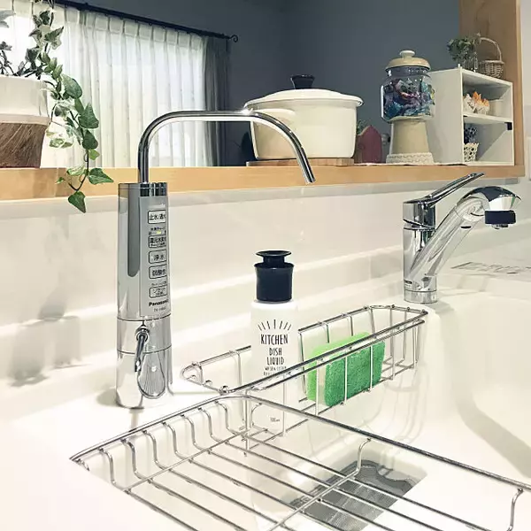 シンクをセンスアップ♪食器洗剤の詰め替えボトル活用実例
