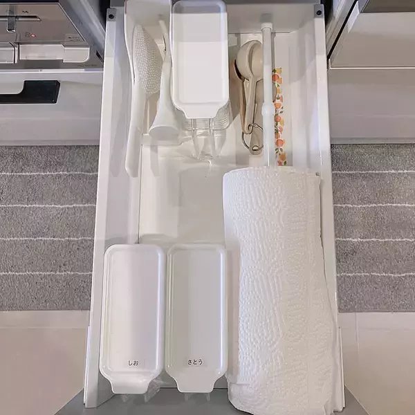 「プチストレスを解消する！使いやすいキッチンペーパーの収納術6選」の画像