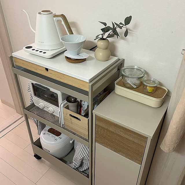 暮らしに合わせて使える便利なキッチンワゴン♪ IKEAの「NISSAFORS」