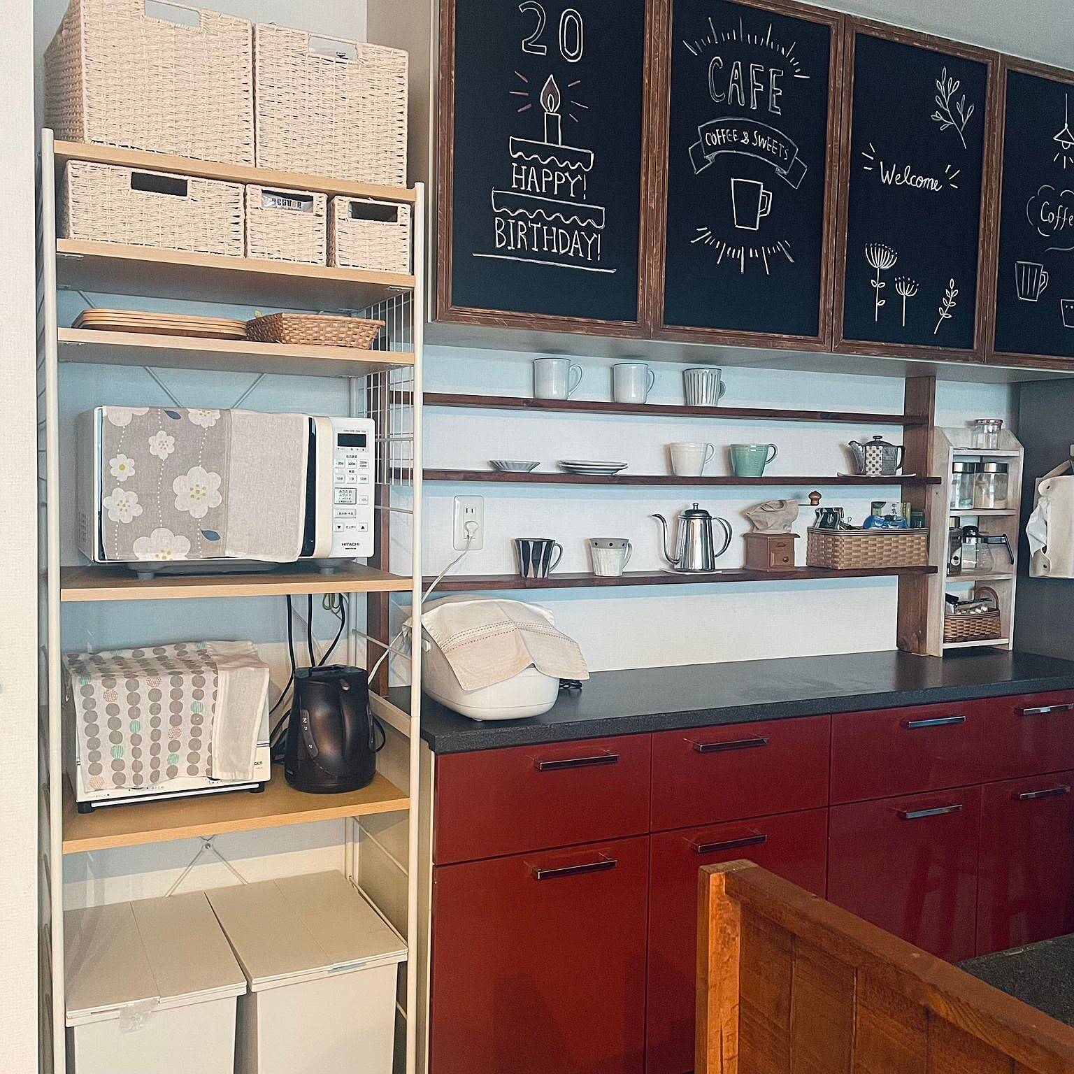 「厳選とDIYで洗練する、居心地の良いカフェ風キッチンのつくり方」 by kozuさん