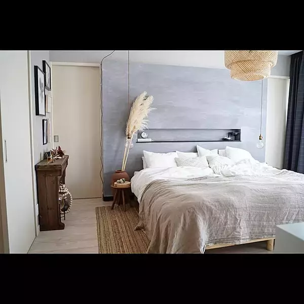 「リラックスできるラグジュアリーな空間に！ホテルライクなDIYアイデア」の画像