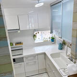 「「収納はスマートに、窓辺には彩りを。メリハリで暮らしが整うL字型キッチン」 by miyuさん」の画像7