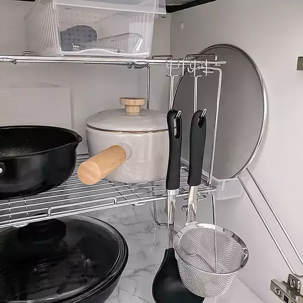 ひと工夫で収納性をUPできる！セリアのステンレスフックシリーズの活用術