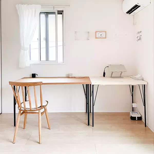 「手作りで一番使いやすいデスクを♪こだわりのつまったデスクDIY10選」の画像