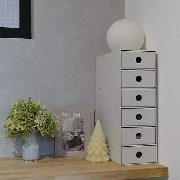 「実はカスタマイズ性抜群！無印良品の「小物収納ボックス6段」」の画像