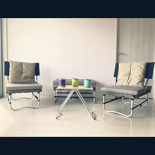 「アウトドア用品はお家でも♪snow peakのインテリア実例」の画像