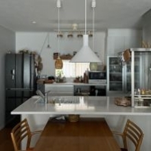 「ステンドグラス照明がアクセント。使い勝手とお気に入りが共存する、愛着あふれるキッチン」 by siosai10さん