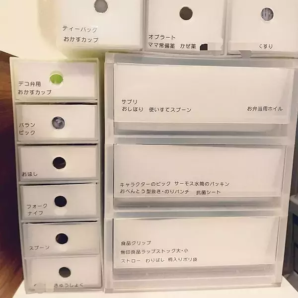 「お弁当グッズをすっきり収納！便利な整理アイテムや収納アイデア」の画像