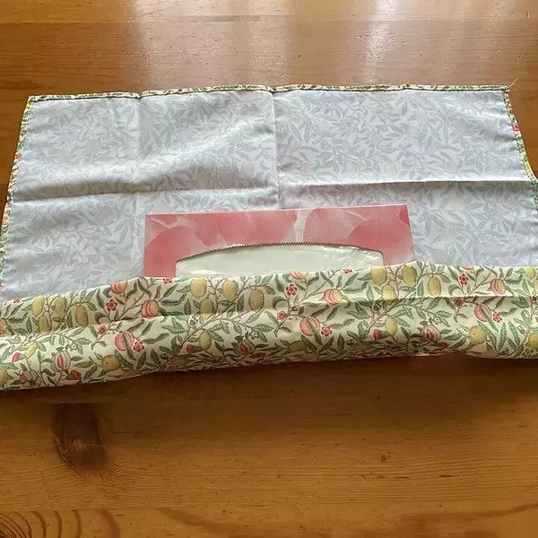 「「裁縫スキルなしでもできる！ボックスティッシュカバー」 by mami3さん」の画像