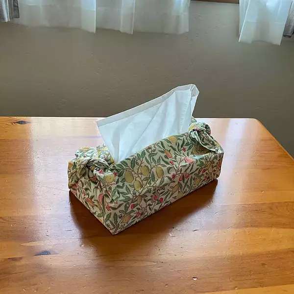 「「裁縫スキルなしでもできる！ボックスティッシュカバー」 by mami3さん」の画像