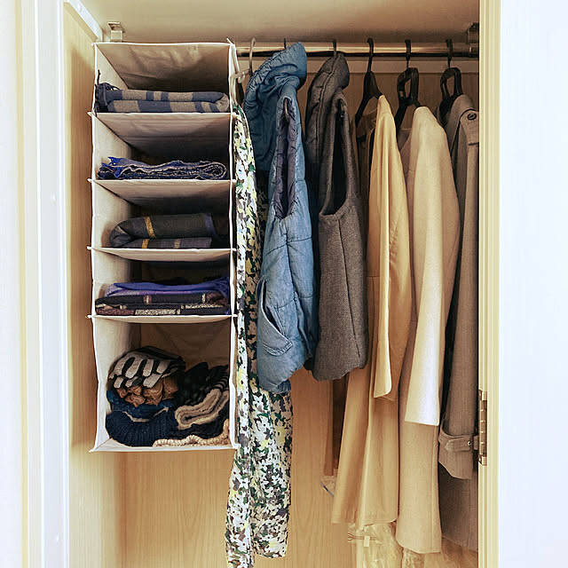 かさばる衣類や小物を整理整頓♪ニトリのクローゼット収納便利アイテム