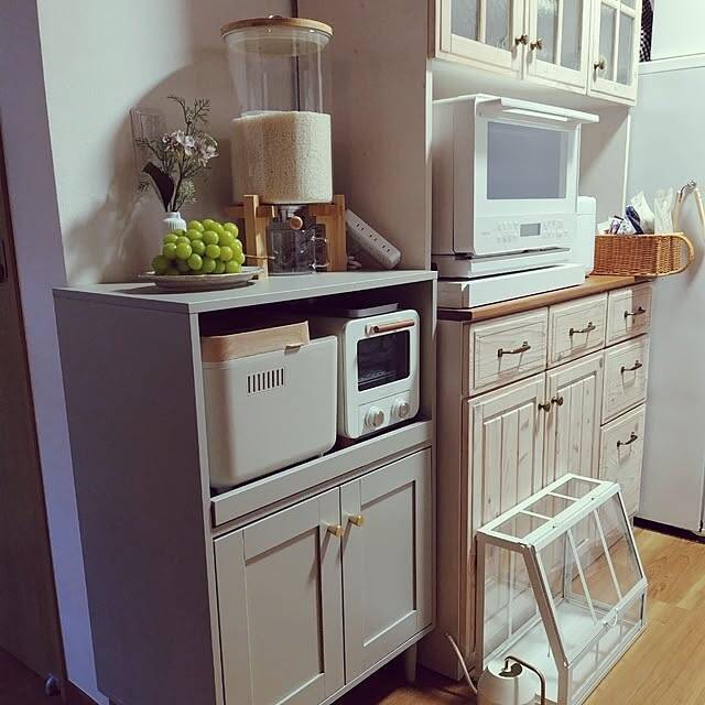 米びつのベストポジションをみつけた☆使いやすいのに邪魔にならない置き場アイディア6選