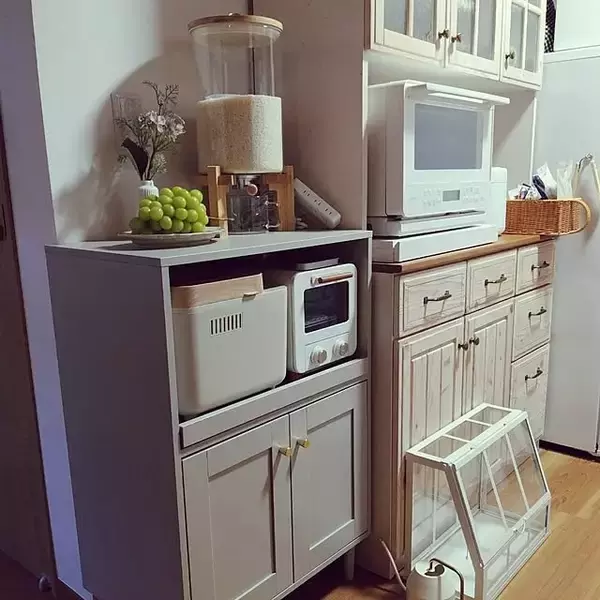 「米びつのベストポジションをみつけた☆使いやすいのに邪魔にならない置き場アイディア6選」の画像