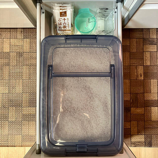 米びつのベストポジションをみつけた☆使いやすいのに邪魔にならない置き場アイディア6選