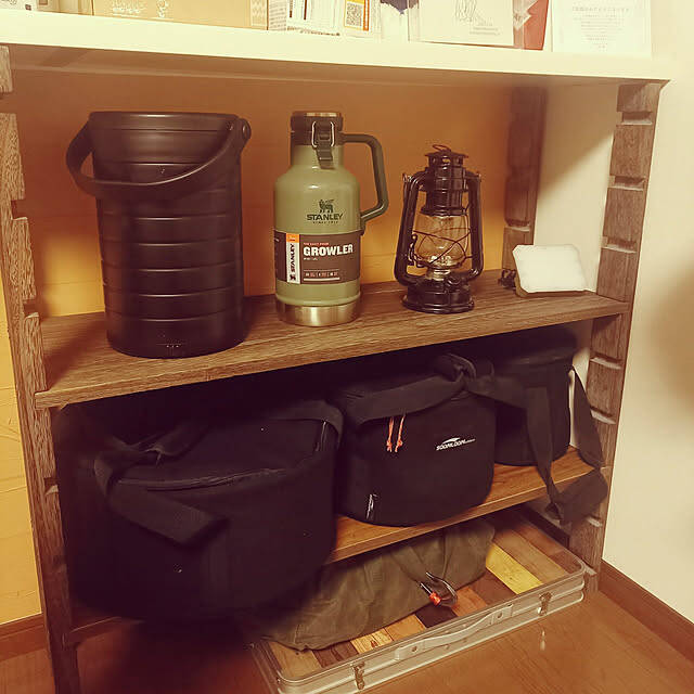 シンプルで取り入れやすい。コーナンのラックを使って見栄えも使いやすさもばっちりな収納を