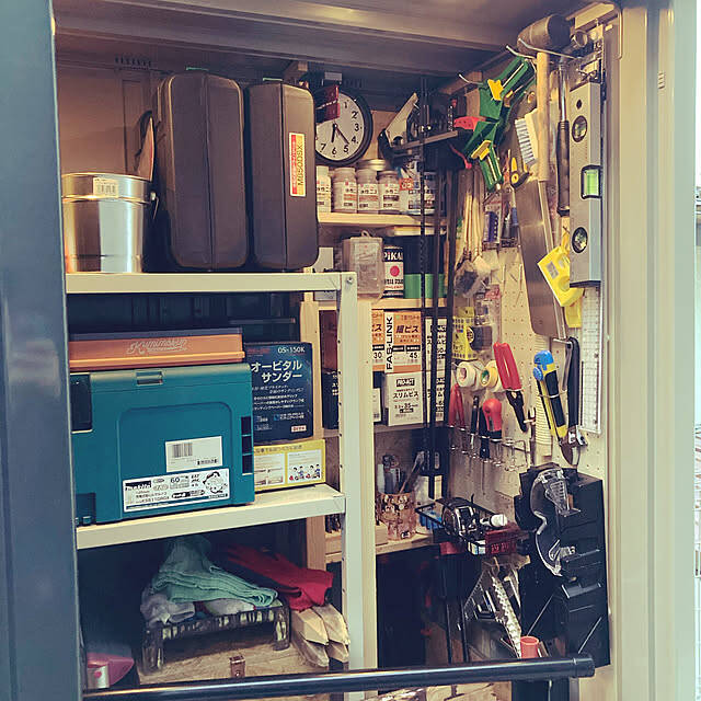 分かりやすいから必要なものがすぐ取り出せる！物置収納をスッキリさせるアイデア集