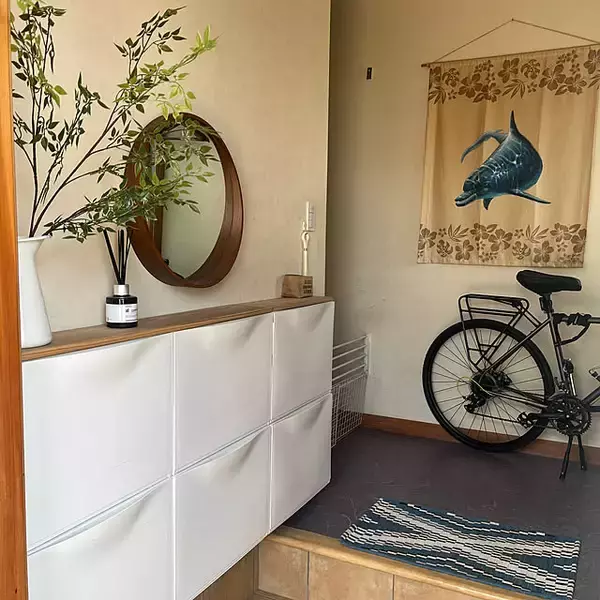 「IKEAのアイテムで叶える☆生活感を感じさせない玄関インテリア」の画像