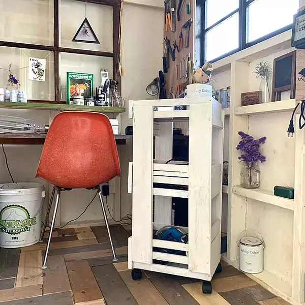 「スッキリ収納させて使い勝手もアップ♪DIYで作る工具収納スペース」の画像
